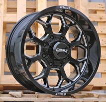 Ratlankis RACINGLINE B1960 R20x10 8x180 ET -19 CB 125.2 (Black) (1450 kg)