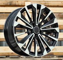 Ratlankis RACINGLINE FBX374 R17x7.5 5x100 ET 35 CB 54.1 (Black Polished) (690 kg)
