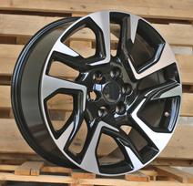 Ratlankis RACINGLINE H957D R20x8.5 6x139.7 ET 25 CB 106.1 (Black Polished) (800 kg)