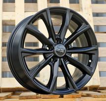 Ratlankis RACINGLINE Y1351 R18x7.5 5x114.3 ET 40 CB 64.1 (Black Half Matt) (815 kg)