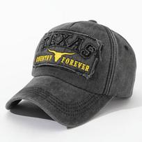 Vintažinė Teksaso Longhorno Tėčio Kepuraitė Nudėvėta Skalbta Trucker Kepuraitė Reguliuojama Atsitiktinė Lauko Sportinė Kepuraitė