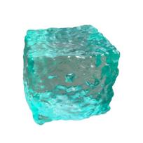 Squishy Ice Skin Maltose Fidget Toy Shiny Square Stress Relief Squeeze Toy Soft Cube Slow Rebound Toy for Friend Festival Gifts blue