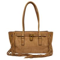 MICHAEL KORS Hamilton MODERNE EW Logo Charm Tassel Design Tote Bag Tote Bag Shopping Bag Calfskin Shoulder Bag Small Women's Brown ruda