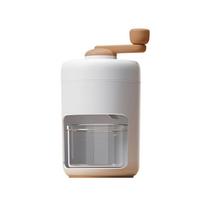 DIY Hand-Cranked Ice Shaver – Household Manual Snow Cone & Smoothie Maker for Milk Shakes, Cocktails & Desserts smėlis