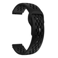 20 mm dirželis Amazfit Active 2 Juosta Sportinis kvėpuojantis apyrankė Amazfit Active 2/Active/ GTR Mini/GTS Mini 20 mm laikrodžio dirželis Amazfit Active juoda
