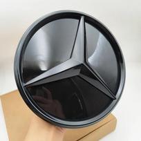 185mm Chrome Black Mirror Car Grille Star Emblem Badge Front Grill Logo For Mercedes Benz CLA W117 W118 GLA X156 Accessories FG1 GLA 2020-22 gray