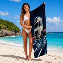 DAF Print Microfiber Beach Towel Sand?Resistant Lightweight Towel For Swimming Outdoor Travel Use 80cmx160cm(31x63inch)