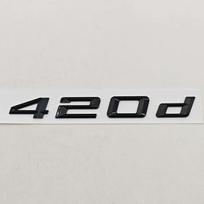 3D ABS Automobilio Raidės Logotipas 420d 430d Ženklelis Lipdukas Galinės Bagažinės Emblemos Lipdukai BMW 4 Serijai F32 F33 F36 Automobilio Žymėjimo Aksesuarai