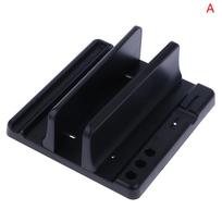 Plastic Vertical Laptop Stand Holder Adjustable Desktop Notebook Dock For Ipad Macbook Mac Pro Base Bracket Accessories as the picture black