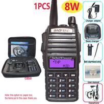Professional Walkie Talkie UV82 FM Baofeng UV 82 8W Ham Radio Station VHF UHF Transceiver Hunting Radios Amateur Comunicador