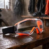 Over Glasses Goggles AntiFog Sports Impact Resistant for Basketball, Biking, gray