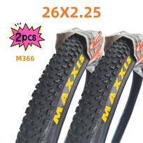 2pcs MAXXIS MTB Mountain Bike Tire Wire Tyres 26x1.95 26x2.1 27.5x1.75 27.5x1.95 26x2.1 27.5x2.1 29x2.1 Multiple Sizes M366 26X2.25 2PCS black