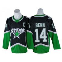 Dallas Stars Ice Hockey Jersey 14 Vintage Style Embroidered Training Shirt Men Cotton Blend Sportswear XXXL Chest 60cm