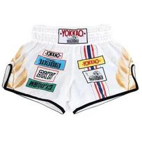 YOKKAO Muay Thai Shorts Men Women Quick Dry Boxing Training In Black Red Yellow White Blue L balta