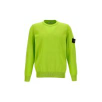 Stone Island Compass-badge cotton jumper 8015540B2-V0031 XL yellow