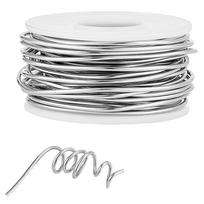 316 nerūdijančio plieno viela, apvali, papuošalų gamybai, nerūdijančio plieno spalvos, 15 matmenų, 1,5 mm, apie 32,81 pėdą(10m)/Ridenti gray