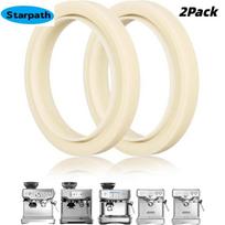 2-Pack 54mm Silicone Gasket for Breville/Sage Espresso Machines Fits 870/880/878 more Replacement Steam Ring 3 smėlis