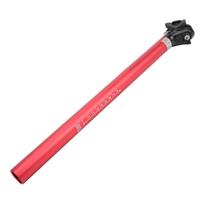 LUNJE Mountain Bike Seatpost Adjustable Aluminum Alloy Saddle Post Tube 27.2x400mmRed red