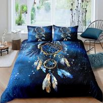 Sapnų gaudyklės patalynės komplektas Elegantiškas bohemiškas antklodės užvalkalas Karalienės dydžio 240x220 Etniškas antklodės užvalkalas Viengulis Dvigulis Karališko dydžio Patalynės užtiesalas 90x200cm gray