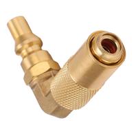 Propane Refill Adapter 9 16 to 1 4 Compact Connection Good Sealing Corrosion Resistance Gas Adapter for BLACK STONE