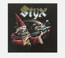 Vintage US Tour 1980 Styx Band Cotton Black All Size Men Women Shirt Unisex T-Shirt XXXXL gray