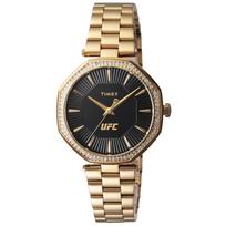 TIMEX UFC Kvarcinis 5 ATM Atsparus Vandeniui Mineralinis Juodas TW2V83100 Vyriškas Laikrodis, Atsparus, Stiklas, Ciferblatas, [Autentiškas] juoda