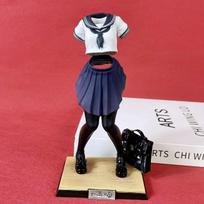 Jyoshikoukousei Girl Model Anime Hentai Uniforms Statue Sexy Action Girl Figurine Sculpture Livingroom Decoration House Accessories blue