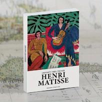 30 vnt. Henri Matisse tapybos meno atvirukas black