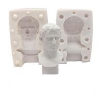 3D krūtinės formos portreto eskizas Gipso silikoninė forma „pasidaryk pats“ rankdarbiams Agrippa rx-03#1
