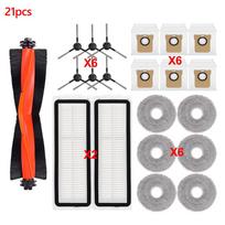 For Xiaomi Robot Vacuum X20 Max D109GL X20 Pro D102GL Mijia M30 D102 Mop Cloths Dust Bag Side Main Brush HEPA Filter Accessories as the picture gray