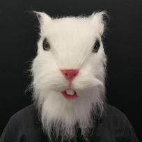 Pliušinė Pelės Katės Kaukė Visas Veidas Gyvūno Kailis Hamsteris Katės Šalmas Latekso Kaukė Helovino Karnavalo Šventė Cosplay Kaukės Kostiumo Rekvizitas Suaugusiems smėlis