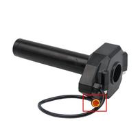 3 Pin E-Bike Throttle Grip Full Rotation Easy Operation Anti-Slip for Happyrun Freego Dirt Bikes A1