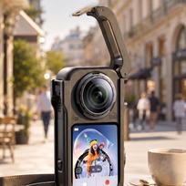 Aluminum Protective Case Insta360 X6 Action Camera Shockproof Heat Dissipation Stable Mounting Frame Black black