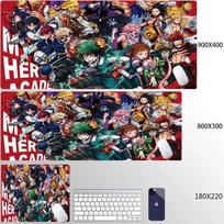 Academia All Might Anime My Hero Mouse Pad Xxl Gaming Accessories Office Gamer Keyboard Desk Mat NonSlip Laptop Anime Mousepad 800x300X2mm gray