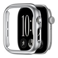 Dėklas Apple Watch Series 12 (42 mm) kieto PC apsauginis rėmelis [be ekrano apsaugos] sidabras