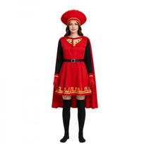 Monstras Šrekas Falquaid Cosplay kostiumas moteriškas Helovino suknelės Cosplay kostiumas XXL red