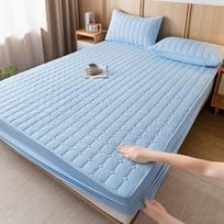 Sustiprintas šukuotos medvilnės dygsniuotas lovatiesė ir čiužinio užvalkalas 1 quilted pillowcase
