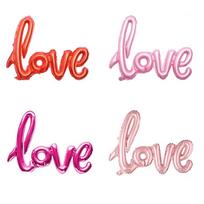 Red Love Letter Foil Balloon Wedding Decoration pink