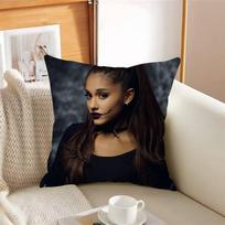 SingerS A-Ariana-G-Grande Pagalvės užvalkalas Nuimamas skalbiamas pagalvės užvalkalas – Visų sezonų minkštas linas 12x12Inch white