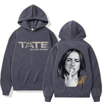 Tate Mcrae Albumas So Close To What Miss Possessive 2025 Pasaulinis Turas Hoodies Žieminiai Oversized Harajuku Megztiniai Unisex Puloveriai S gray