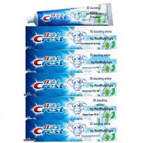 Crest 3D White Icy Mint Toothpaste 5-Pack blue