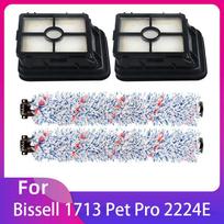 Tinka Bissell Crosswave 1713 Pet Pro 2224E belaidžiams 2582E 2582N serijos 1866 1868 1934 1926 variklio filtrui, pagrindiniam šepečio ritinėliui
