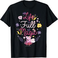 Peppa Pig Life Full Of Magic T-Shirt XXXXL juoda