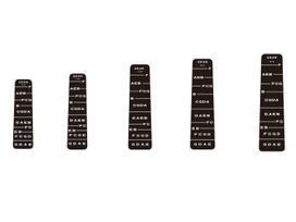 Violin Beginner Fingerboard Scale Stickers: Easy-to-Use and Convenient 3/4 gray