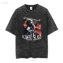 In memory of Kimbo Slice boxer T shirt Black Cotton All Sizes TA2292 vintage Washed Top For Everyday Wear Slightly streetwear L black