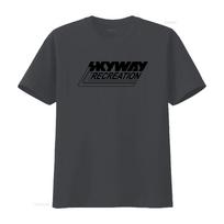 SKYWAY Recreation Vintage BMX Tuff Wheels Old School T Shirt vintage Washed homme Versatile Comfortable Soft Unisex streetwear L black