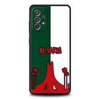 Telefono dėklas Samsung Galaxy A15 A13 A35 A55 A51 A71 A41 A31 A21S A03S A05 A17 A23 A25 A33 A53 A73 5G A07 4G, Alžyro vėliava Samsung A12 black
