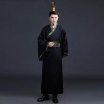 Hanfu Kostiumai Vyriški Tangų Dinastijos Han Herojus Scenos Imperatorius Vyriški Hanfu Kinų Stiliaus Tradiciniai Kinų Drabužiai Vyrui Cosplay M black