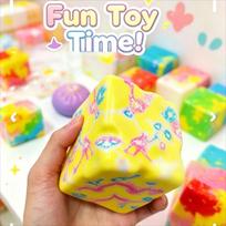 Popular Cube Maltose Slow Rebound Squishy Toy Soft Squeeze Stress Relief Gadget For Adult Office Daily Relax Desktop Ornament Holiday Accessory