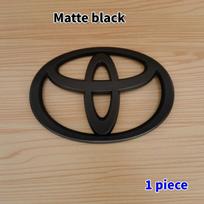 For Toyota 3D Car Emblem sticker Front Grill Hood Rear Trunk Logo For Corolla Camry RAV4 Hilux Yaris Prius Prado Badge Accessory FB5 13 CM X 9 CM brown